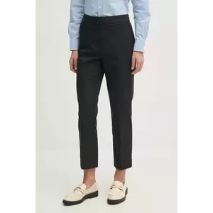 Gant pantaloni femei, culoarea negru, mulata, high waist, 4150237 imagine