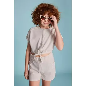 Mayoral set de bumbac pentru copii culoarea bej, 6222 imagine