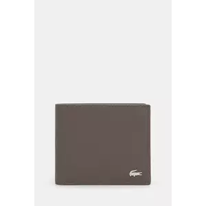 Lacoste portofel barbati, culoarea negru, NH1112FG imagine