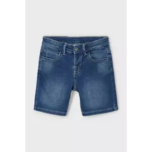 Mayoral pantaloni scurti din denim pentru copii soft denim culoarea albastru marin, 3218 imagine