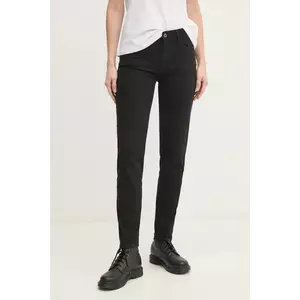 Pepe Jeans jeansi MID RISE SKINNY THELMA femei, culoarea negru, PL211800 imagine