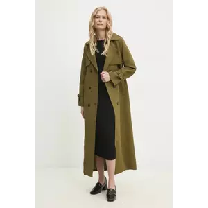 Answear Lab trenci femei, culoarea verde, de tranzitie imagine