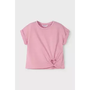 Mayoral tricou de bumbac pentru copii culoarea roz, 3006 imagine