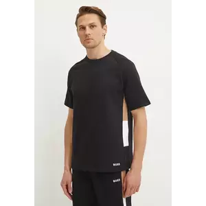 BOSS tricou lounge din bumbac culoarea negru, neted, 50535784 imagine
