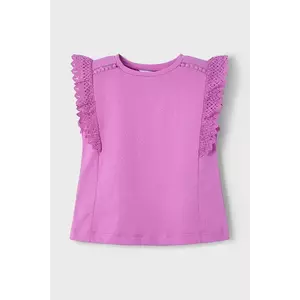 Mayoral tricou de bumbac pentru copii culoarea roz, 3010 imagine