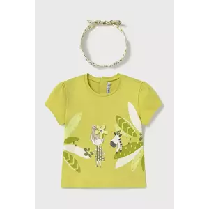 Mayoral tricou copii culoarea verde, 1044 imagine