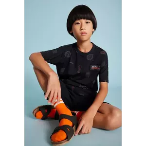 Mayoral tricou de bumbac pentru copii culoarea negru, modelator, 6019 imagine