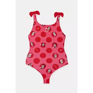 adidas Performance costum de baie dintr-o bucată pentru copii AD DY MIN culoarea roz, JG1015 imagine