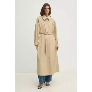 Ivy Oak palton de bumbac culoarea bej, de tranzitie, IO111145 imagine