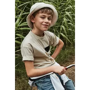 Mayoral tricou copii culoarea bej, neted, 6012 imagine