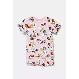 adidas set de bumbac pentru copii culoarea roz, JI6235 imagine