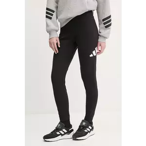 adidas colanti Essentials femei, culoarea negru, cu imprimeu, JH1182 imagine