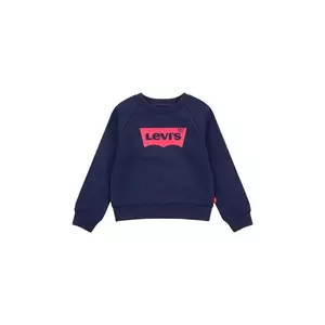 Levi's bluza bebe culoarea albastru marin, cu imprimeu imagine