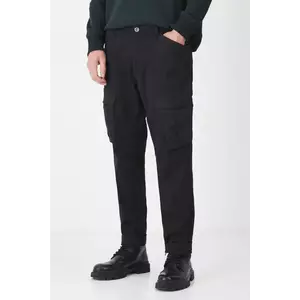 Medicine pantaloni culoarea negru, drept imagine