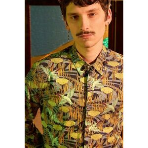 Medicine camasa barbati, cu guler clasic, slim imagine