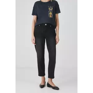 Medicine jeansi femei, culoarea gri imagine