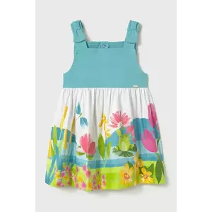 Mayoral rochie fete culoarea turcoaz, mini, evazată, 1924 imagine