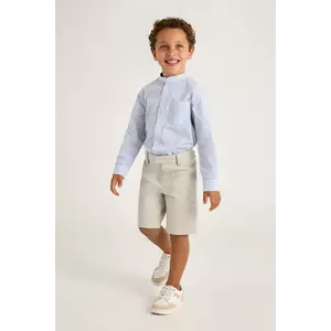 Mayoral pantaloni scurti copii slim culoarea bej, talie reglabila, 3219 imagine