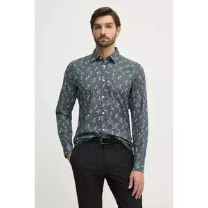 Joop! camasa din bumbac barbati, culoarea gri, cu guler clasic, regular, 30044863 imagine