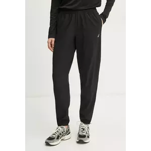 Asics pantaloni de alergare Core culoarea negru, neted, 2012D176 imagine