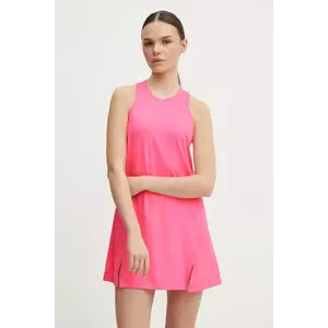 adidas Performance rochie sport Club culoarea roz, mini, evazată, JE7109 imagine