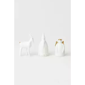 Raeder figurina decorativa Christmas 3-pack culoarea alb imagine