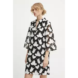 Bruuns Bazaar rochie culoarea negru, mini, dreaptă, BBW4249 imagine