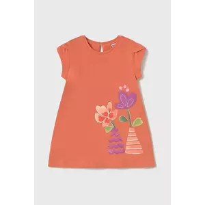 Mayoral rochie fete culoarea portocaliu, mini, dreaptă, 1922 imagine