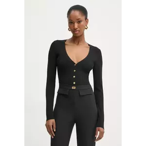 Elisabetta Franchi cardigan femei, culoarea negru, light, MK58B51E2 imagine