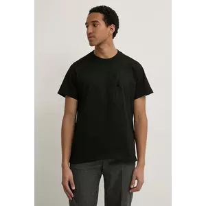 G-Star tricou din bumbac bărbați, culoarea negru, uni, D26545-D959 imagine