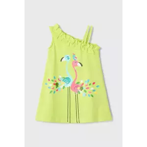 Mayoral rochie fete culoarea verde, mini, dreaptă, 3937 imagine