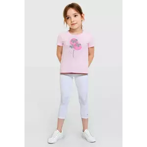 Mayoral leggins copii culoarea alb, neted, 723 imagine