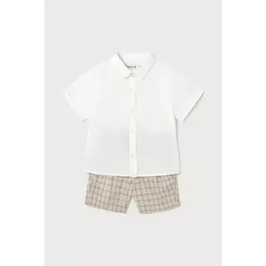 Mayoral set cu o notă de in pentru bebeluși culoarea alb, 1251 imagine