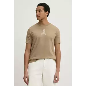 Iceberg tricou din bumbac barbati, culoarea verde, cu imprimeu, F018 6306 imagine