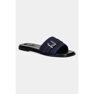 MSGM papuci femei, culoarea albastru marin, 3841MDS840 imagine