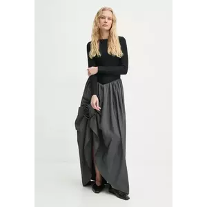 The Sleeper rochie culoarea gri, mini, evazată, HC2408D imagine