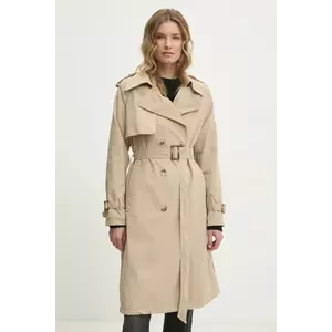 Answear Lab trenci femei, culoarea maro, de tranzitie imagine