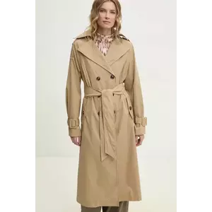 Answear Lab trenci femei, culoarea maro, de tranzitie imagine