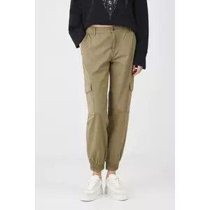 Medicine pantaloni culoarea verde, medium waist imagine