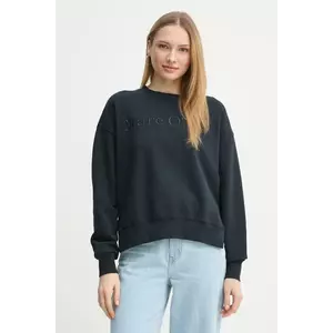 Marc O'Polo hanorac de bumbac femei, culoarea albastru marin, cu imprimeu, 502407354033 imagine