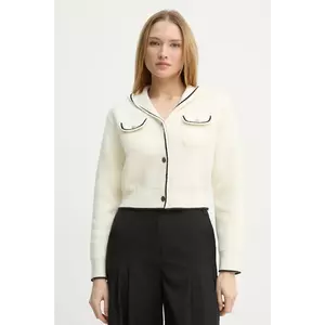 Theory cardigan din lana culoarea bej, călduros, O1111759 imagine