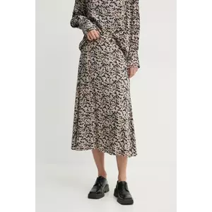 Bruuns Bazaar fusta culoarea negru, midi, evazati, BBW4311 imagine