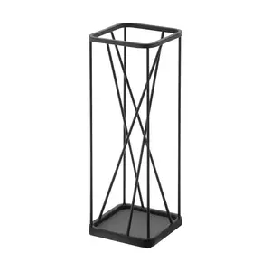 Yamazaki suport de umbrelă Nine Square culoarea negru imagine
