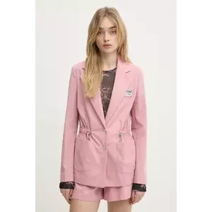 Moschino Jeans sacou culoarea roz, un singur rand de nasturi, 0513 3224 imagine