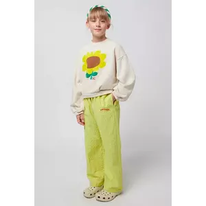 Bobo Choses pantaloni copii culoarea galben, neted, 125AC082 imagine
