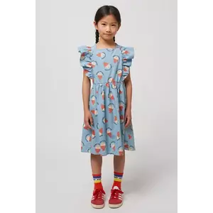 Bobo Choses rochie din bumbac pentru copii Morning Egg mini, dreaptă, 125AC143 imagine