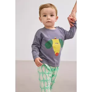 Bobo Choses longsleeve din bumbac pentru bebeluși Happy Dog 125AB017 imagine