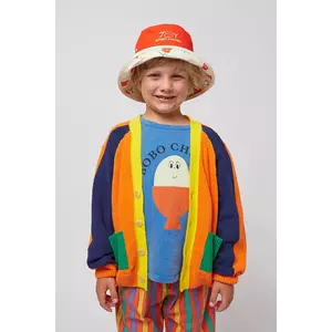 Bobo Choses cardigan copii culoarea portocaliu, 125AC103 imagine