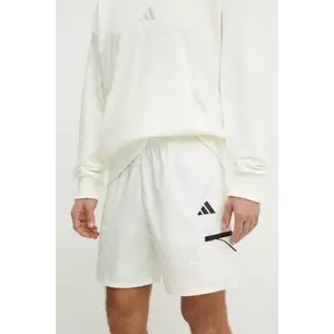 adidas pantaloni scurti City Escape barbati, culoarea bej, JF3348 imagine