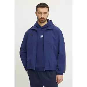 adidas bluza Tiro barbati, culoarea albastru marin, modelator, JC6668 imagine